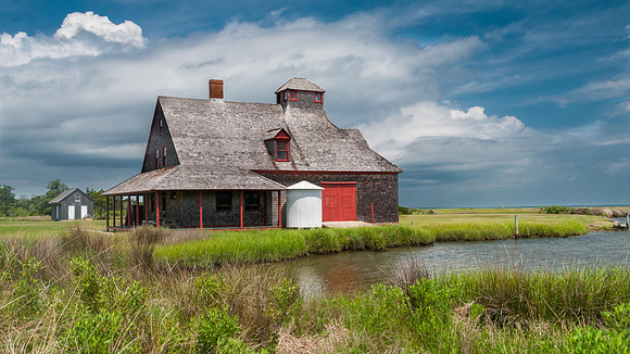 The US Life-Saving Service Station on Portsmouth Island, NC