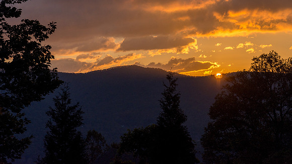 Sunrise over Black Mountain