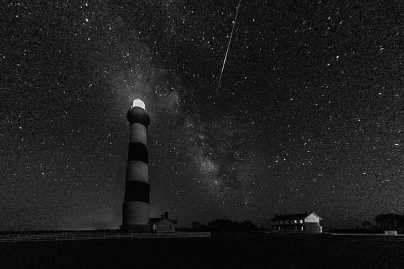 The Milky Way over Bodie Island Lighthouse, NC
