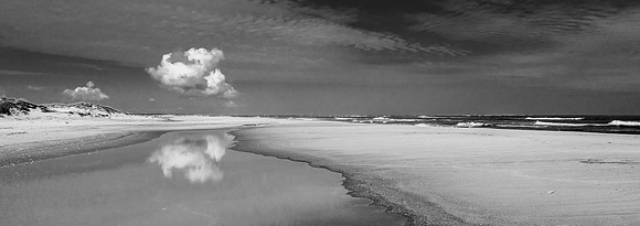 Clouds over the Pea Island Beach