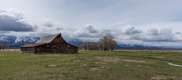 The T.A. Moulton Barn along Mormon Row