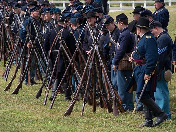 The Battle of Fort Macon is reenacted
