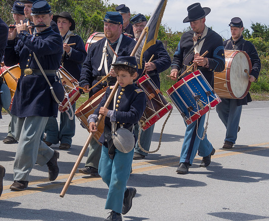 The Battle of Fort Macon is reenacted